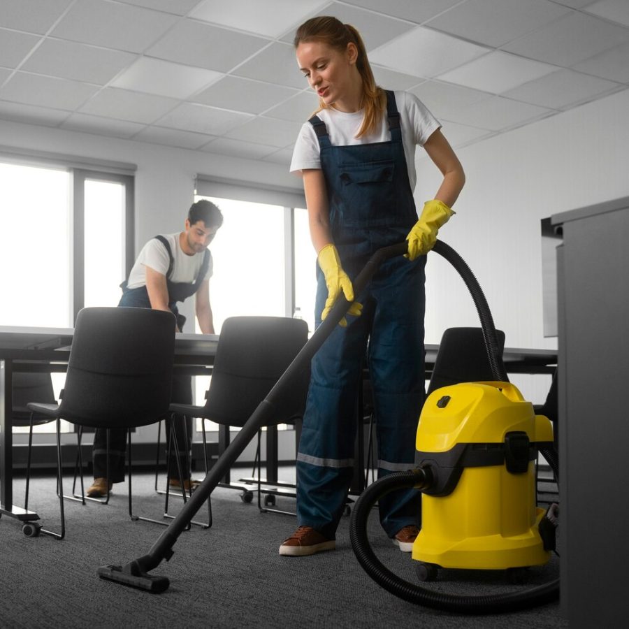 full-shot-people-cleaning-office_23-2150454489